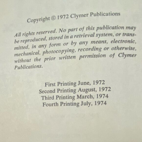 Vintage Suzuki Service Repair Handbook 1964 - 1974 - Picture 4 of 5